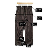 mizuiro-ind ベロア イージーパンツ ポリエステルストレッチ パンツ ブラウン レディース ミズイロインド【中古】6-1007T∞
