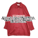 MARMARMAR シアーワイドシャツ 長袖シャツ レッド レディース マーマーマー【中古】6-0625M∞