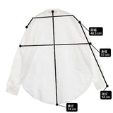 mizuiro-ind リボン コットン 日本製 長袖シャツ ホワイト レディース ミズイロインド【中古】6-0625M∞