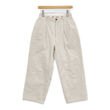 NEAT Bshop別注コーデュロイ2タックパンツ 太畝 サイズXS 定価33000円 パンツ 25AW アイボリー ECRU レディース ニート【中古】6-0314T♪