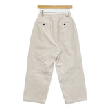 NEAT Bshop別注コーデュロイ2タックパンツ 太畝 サイズXS 定価33000円 パンツ 25AW アイボリー ECRU レディース ニート【中古】6-0314T♪