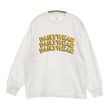 blurhms ROOTSTOCK Bshop別注 定価16500円 Broots25fbs001 長袖Ｔシャツ カットソー ロンＴ オフホワイト レディース ブラームスルーツストック【中古】6-0523M∞