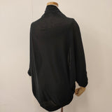 PLAIN PEOPLE ボレロカーディガン コットン サイズ9 日本製 カーディガン ブラック レディース プレインピープル【中古】6-0511M△