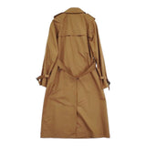 Aquascutum 日本製 ポリエステル ベルト付き トレンチコート ブラウン レディース アクアスキュータム【中古】6-0523M∞