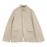SP STASTNY PRODUKT エシュペー 未使用品 LINEN COTTON JACKET 定価63800円 SP131L1 サイズ1 ジャケット ベージュ レディース【中古】6-0314M♪