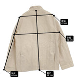 SP STASTNY PRODUKT エシュペー 未使用品 LINEN COTTON JACKET 定価63800円 SP131L1 サイズ1 ジャケット ベージュ レディース【中古】6-0314M♪