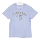 45R/45rpm 未使用品 No.5 半袖Ｔシャツ カットソー ライトブルー レディース フォーティーファイブアールピーエム【中古】6-0617S∞