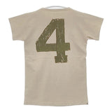 45R/45rpm NAVYポケット 半袖Ｔシャツ カットソー グレージュ レディース フォーティーファイブアールピーエム【中古】6-0617S∞
