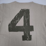 45R/45rpm NAVYポケット 半袖Ｔシャツ カットソー グレージュ レディース フォーティーファイブアールピーエム【中古】6-0617S∞