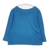 45R/45rpm コットン 長袖Ｔシャツ カットソー ロンＴ ブルー レディース フォーティーファイブアールピーエム【中古】6-0617M∞
