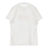 45R/45rpm 天竺 45Rロゴプリント 半袖Ｔシャツ カットソー ホワイト レディース フォーティーファイブアールピーエム【中古】6-0702S∞