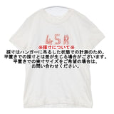 45R/45rpm 天竺 45Rロゴプリント 半袖Ｔシャツ カットソー ホワイト レディース フォーティーファイブアールピーエム【中古】6-0702S∞