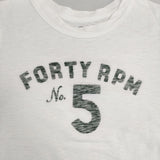 45R/45rpm No.5 半袖Ｔシャツ カットソー ホワイト レディース フォーティーファイブアールピーエム【中古】6-0617S∞
