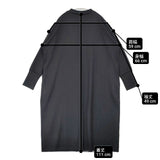 LinenYa ウール ナイロン ワンピース ブラック レディース リネンヤ【中古】6-0722T∞