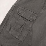 KAPITAL beach miracle カーゴパンツ 切替 リネンコットン 1 S サルエルパンツ チャコールグレー レディース キャピタル【中古】6-0510M∞