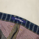 COMME des GARCONS JUNYA WATANABE MAN クロップド丈 XS デニムパンツ AD2014 ネイビー メンズ ジュンヤワタナベマン【中古】6-0523G∞