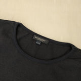 BURBERRY LONDON チュニック ワンポイント ボーダー 長袖Ｔシャツ カットソー ロンＴ ネイビー レッド レディース バーバリーロンドン【中古】6-0708M∞