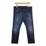 DIESEL KROOLEY-NE ジョグデニムパンツ W28 スウェット デニムパンツ ネイビー メンズ ディーゼル【中古】6-0702M∞