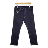 DIESEL KROOLEY-NE ジョグデニムパンツ サイズ28 スウェット デニムパンツ ネイビー メンズ ディーゼル【中古】6-0702M∞