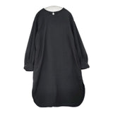 NOUVELLES DU PARADIS WOOLライクツイル ワンピース 定価17380円 PB22432 ワンピース ブラック レディース ヌーベルドゥパラディ【中古】6-0722T∞
