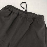 mumokuteki NEZ3194 裾タック イージー パンツ ブラック レディース ムモクテキ【中古】6-0708G∞