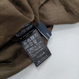 FRAMeWORK ラミーポンチョブラウス 定価18700円 ギャザー ブラウス シャツ 25SS ブラウン レディース フレームワーク【中古】6-0403M♪