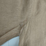 Bisque by nest Robe リネン 03142-3277 製品染め 半袖 ブラウス シャツ ピンクベージュ レディース ビスク バイ ネストローブ【中古】6-0617S∞