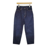 KURASHI&Trips 新定番のテーパードデニム 定価15950円 903-70903775-X デニムパンツ ネイビー レディース クラシアンドトリップス/北欧、暮らしの道具店【中古】6-0523G∞