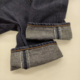 KURASHI&Trips 新定番のテーパードデニム 定価15950円 903-70903775-X デニムパンツ ネイビー レディース クラシアンドトリップス/北欧、暮らしの道具店【中古】6-0523G∞