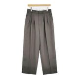 KURASHI&Trips 大人のためのワイドタックパンツ 定価12100円 903-70905078-X パンツ グレー レディース クラシアンドトリップス/北欧、暮らしの道具店【中古】6-0523G∞
