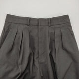 KURASHI&Trips 大人のためのワイドタックパンツ 定価12100円 903-70905078-X パンツ グレー レディース クラシアンドトリップス/北欧、暮らしの道具店【中古】6-0523G∞