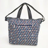 LeSportsac/PEANUTS 70周年 2WAY ショルダーバッグ トートバッグ ネイビー ホワイト レディース レスポートサック/ピーナッツ【中古】6-0812G∞