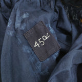 45R/45rpm 不死鳥プリントのスカート（インディゴ） 定価79200円 ギャザー ロングスカート ネイビー レディース フォーティーファイブアールピーエム【中古】6-0314G♪