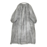 TAKARAJIMA SENKOU チャペルワンピース 定価37400円 セルロース 染め ワンピース グレー レディース 宝島染工【中古】6-0523M∞