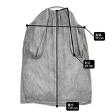 TAKARAJIMA SENKOU チャペルワンピース 定価37400円 セルロース 染め ワンピース グレー レディース 宝島染工【中古】6-0523M∞