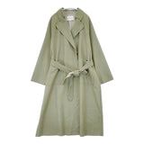 LUV OUR DAYS ウール ベルト付き LV-JK3315 コート カーキ レディース ラブアワーデイズ【中古】6-0817T∞