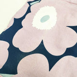 marimekko ウニッコ Unikko トートバッグ ピンク ネイビー レディース マリメッコ【中古】6-0517G∞