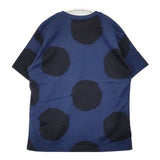 marimekko ドット コットン 半袖Ｔシャツ カットソー ネイビー ブラック レディース マリメッコ【中古】6-0617S∞