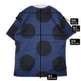 marimekko ドット コットン 半袖Ｔシャツ カットソー ネイビー ブラック レディース マリメッコ【中古】6-0617S∞