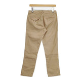 YANUK 57141120 CHINO サイズM コットンリネン パンツ ベージュ レディース ヤヌーク【中古】6-0510M∞