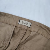 YANUK 57141120 CHINO サイズM コットンリネン パンツ ベージュ レディース ヤヌーク【中古】6-0510M∞