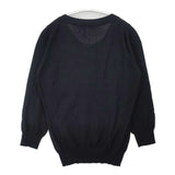 three dots カシミヤ ニット カーディガン ブラック レディース スリードッツ【中古】6-0722T∞