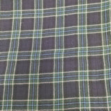 Conges payes チェック マフラー ストール ネイビー グリーン レディース コンジェ ペイエ【中古】6-0914T◎