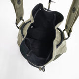 MHL. 巾着 ドローストリング ショルダーバッグ カーキ ユニセックス エムエイチエル【中古】6-0812G∞