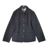 BURBERRY LONDON 裏地ノバチェック キルティング リバーシブル サイズ44 中綿 キルティングジャケット ブラック レディース バーバリーロンドン【中古】6-1007T∞