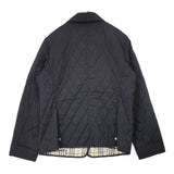 BURBERRY LONDON 裏地ノバチェック キルティング リバーシブル サイズ44 中綿 キルティングジャケット ブラック レディース バーバリーロンドン【中古】6-1007T∞
