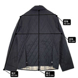 BURBERRY LONDON 裏地ノバチェック キルティング リバーシブル サイズ44 中綿 キルティングジャケット ブラック レディース バーバリーロンドン【中古】6-1007T∞