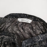 COUTURE'D ADAM スタンドカラーボタニカルペイズリーブラウス 定価42900円 シャツ 25AW ブラック レディース クチュールドアダム【中古】6-0320M♪
