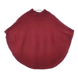 mino みの ポンチョケープ 定価14300円 ポンチョ レッド レディース【中古】6-0722T∞