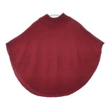 mino みの ポンチョケープ 定価14300円 ポンチョ レッド レディース【中古】6-0722T∞